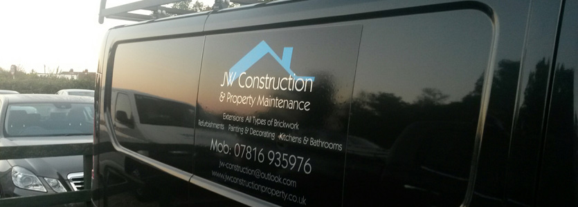 Image of JW Construction & Property Maintenance van